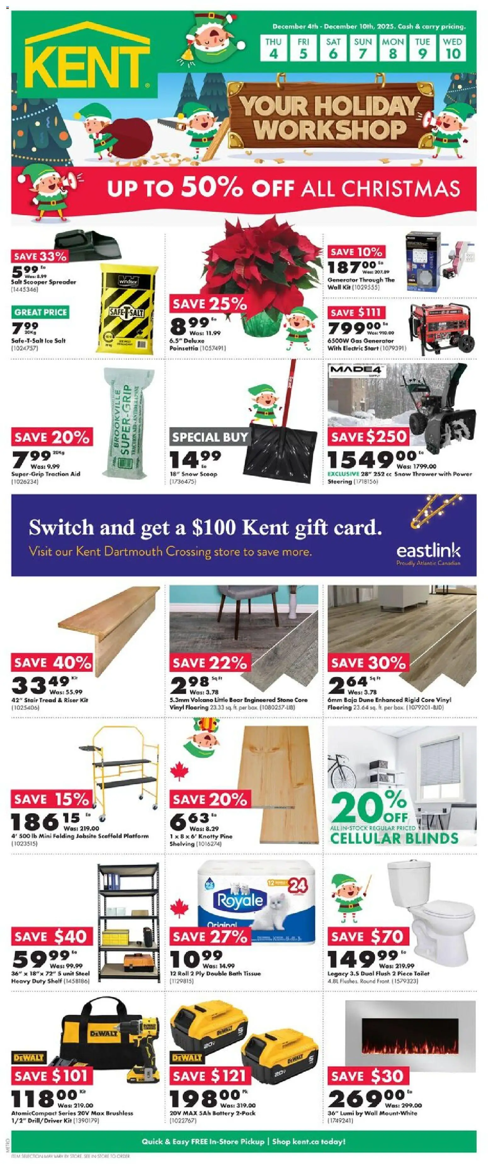 Preview of leaflet Weekly Flyer - NS from shop Kent is valid from Dec 04, 2025