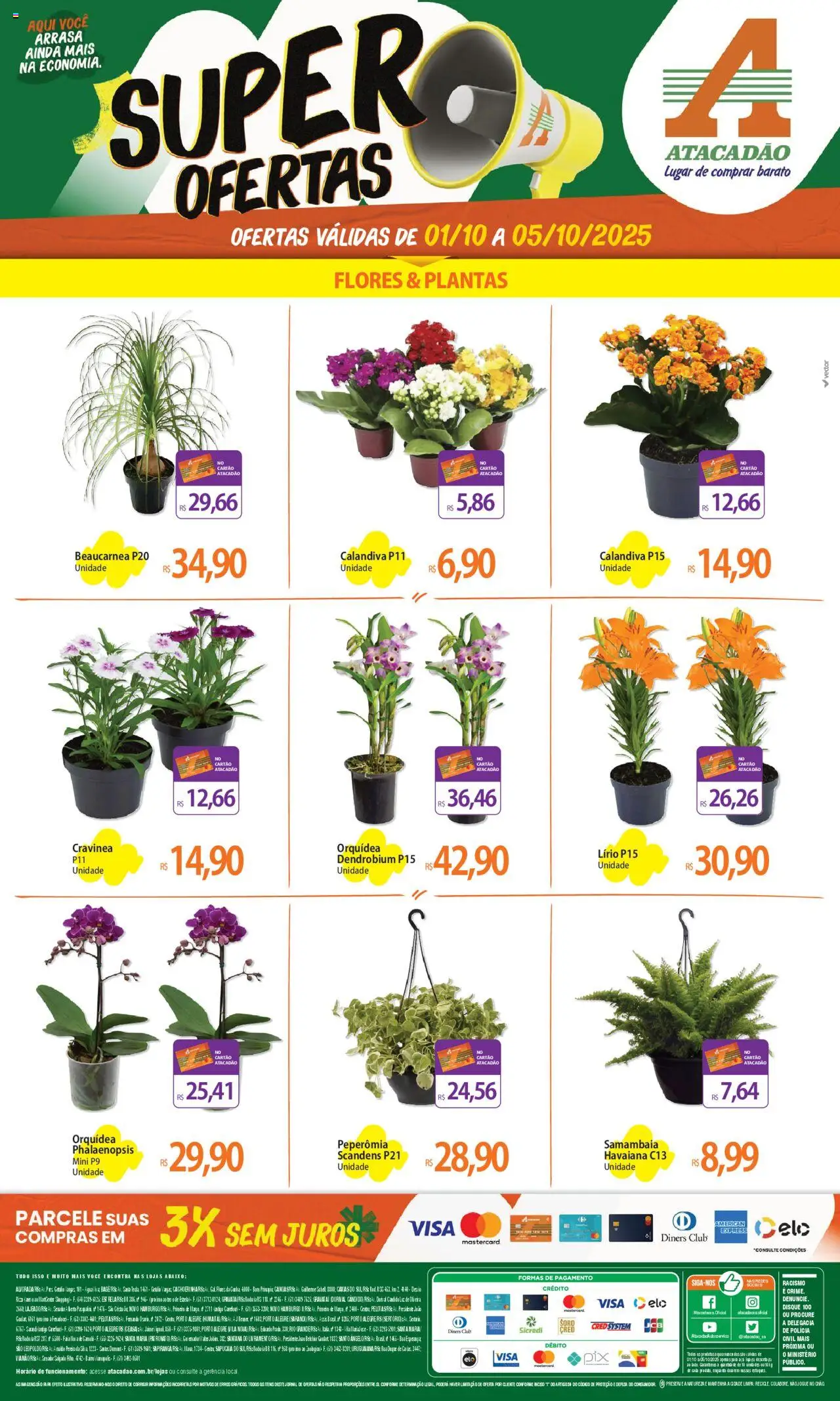 Atacadão folheto "Ofertas - RS" válido a partir de 01/10/2025 - número de página 1