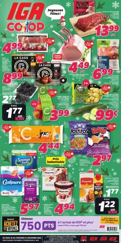 Preview of leaflet Weekly flyer / circulaire from shop IGA is valid from Dec 25, 2025