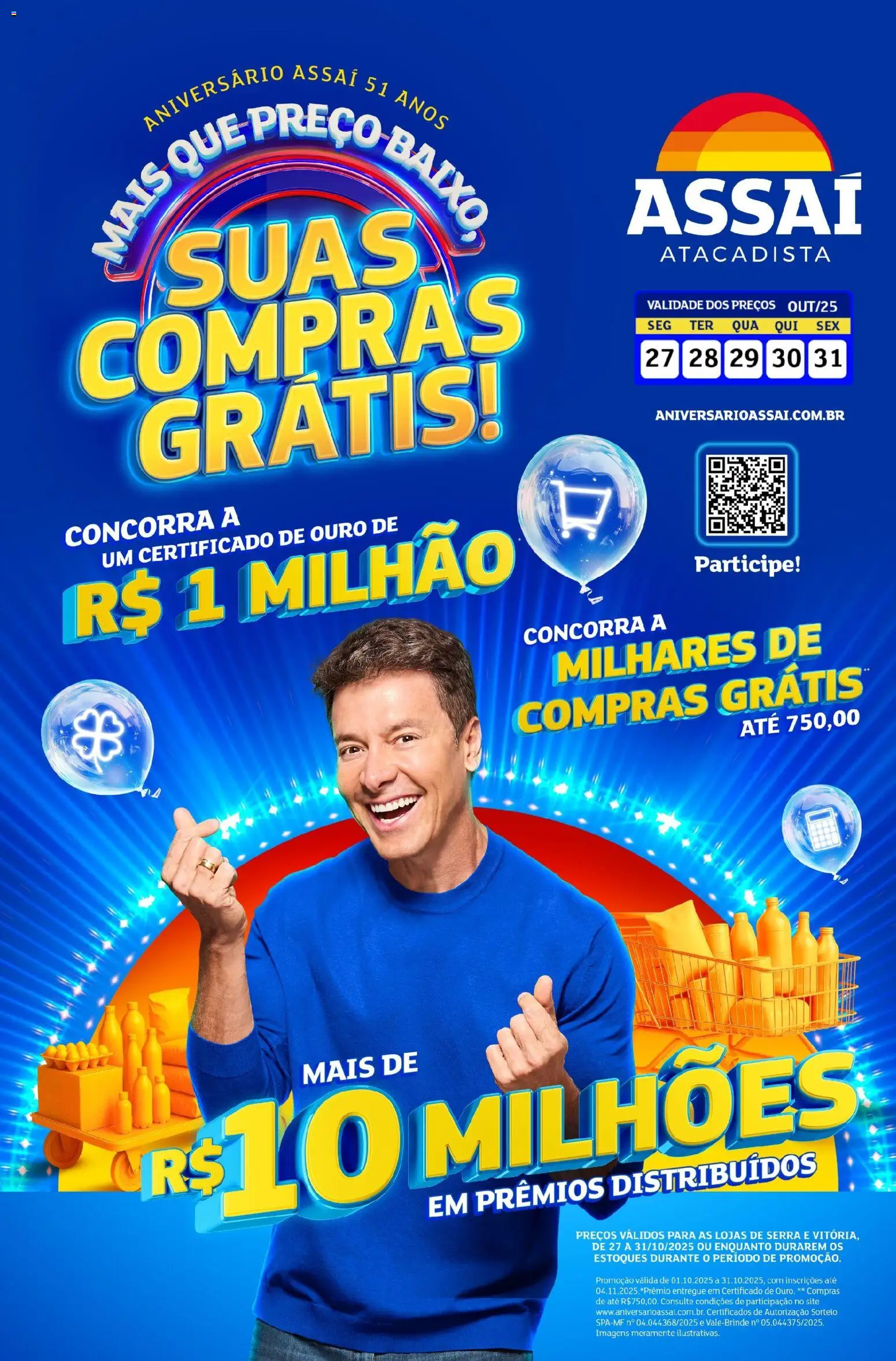 Pré-Visualização do folheto "Encarte - ES" da loja Assaí Atacadista válido a partir de 27/10/2025