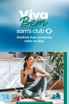 Pré-Visualização do folheto "Sam's Club ofertas Viva Bem" da loja Sam's Club válido a partir de 03/03/2026