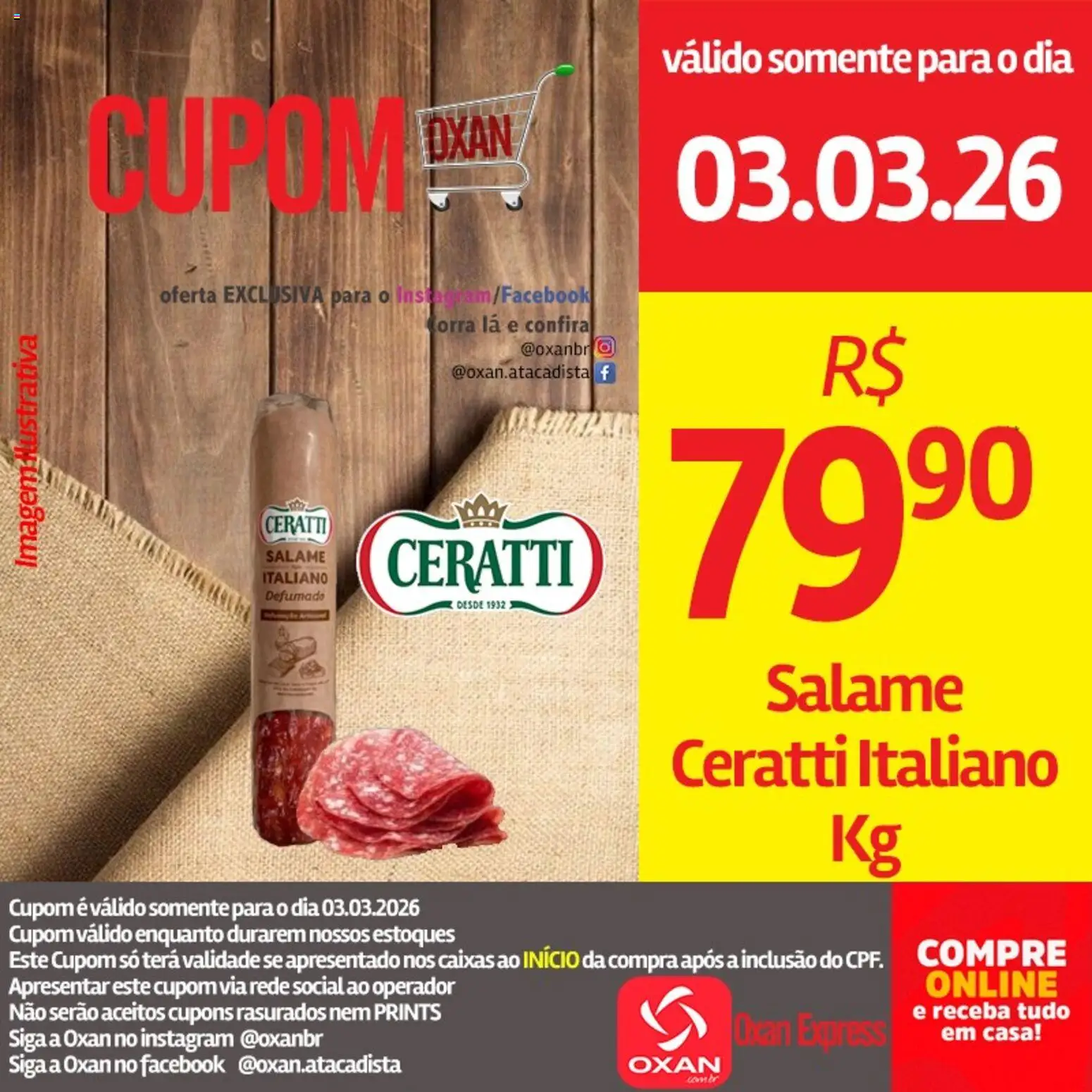 Pré-Visualização do folheto "Oxan Atacadista - Ofertas da semana" da loja Oxan Atacadista válido a partir de 03/03/2026