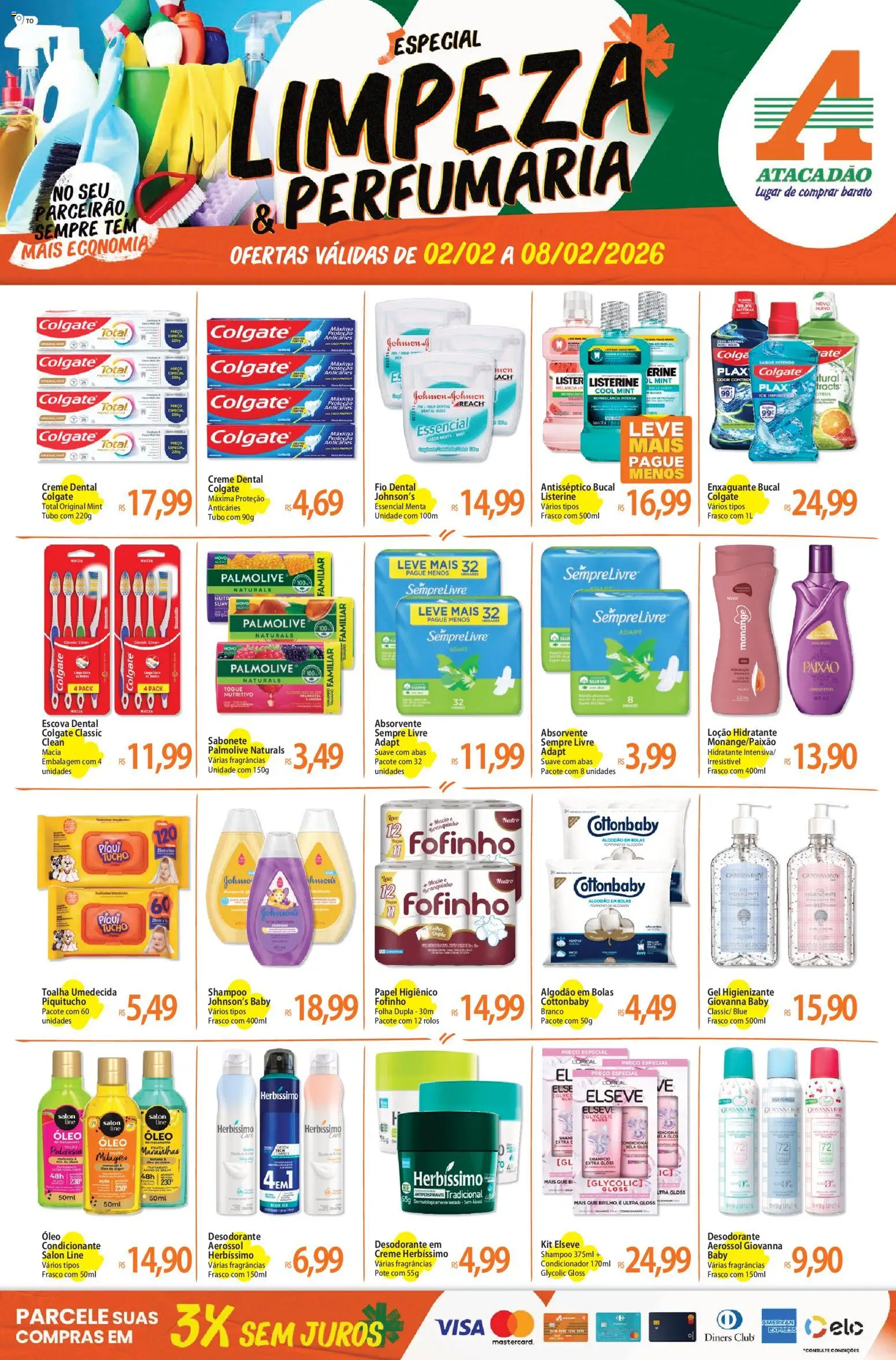 Pré-Visualização do folheto "Ofertas - TO" da loja Atacadão válido a partir de 02/02/2026