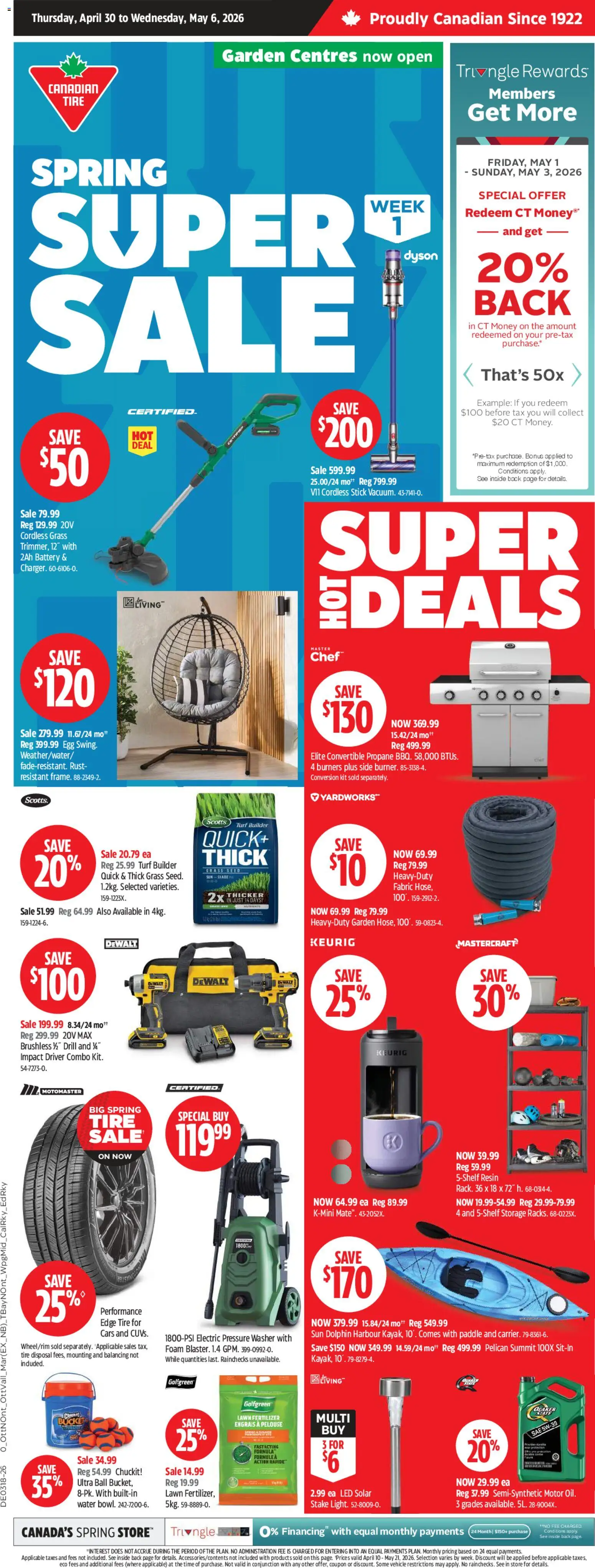 Preview of leaflet Canadian Tire weekly flyer from shop Canadian Tire is valid from Apr 30, 2026