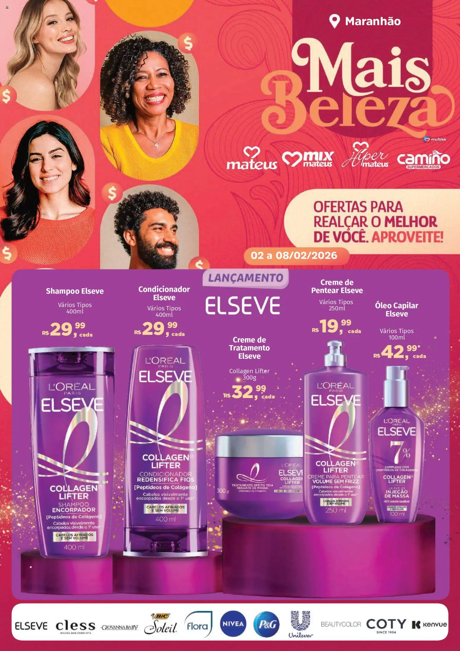 Pré-Visualização do folheto "Ofertas Mais Beleza" da loja Mateus válido a partir de 02/02/2026