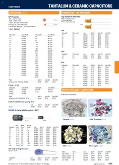 Preview of catalogue Engineering & Scientific Catalogue 2025/2026 from shop Jaycar valid 09/07/2025 | Page: 245