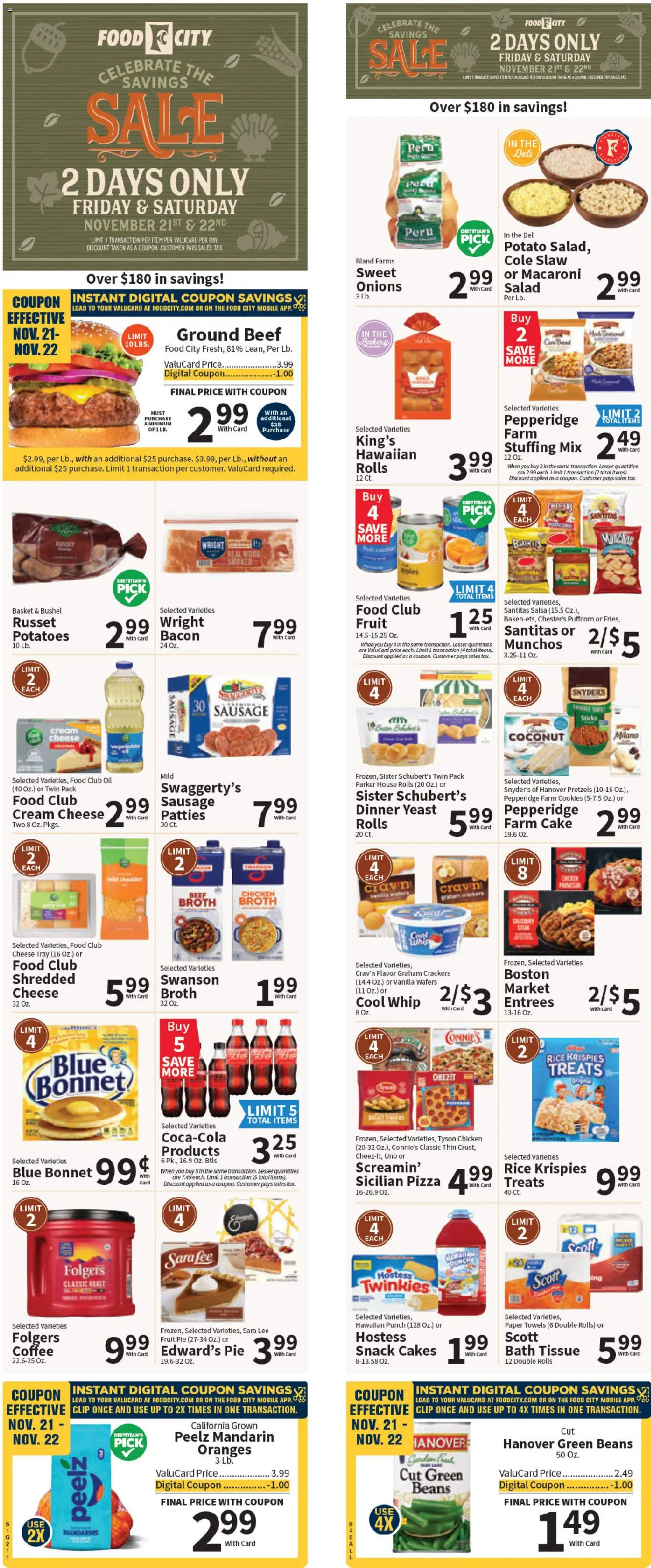 Ad Preview of Food City Weekly Ad from 11/19/2025