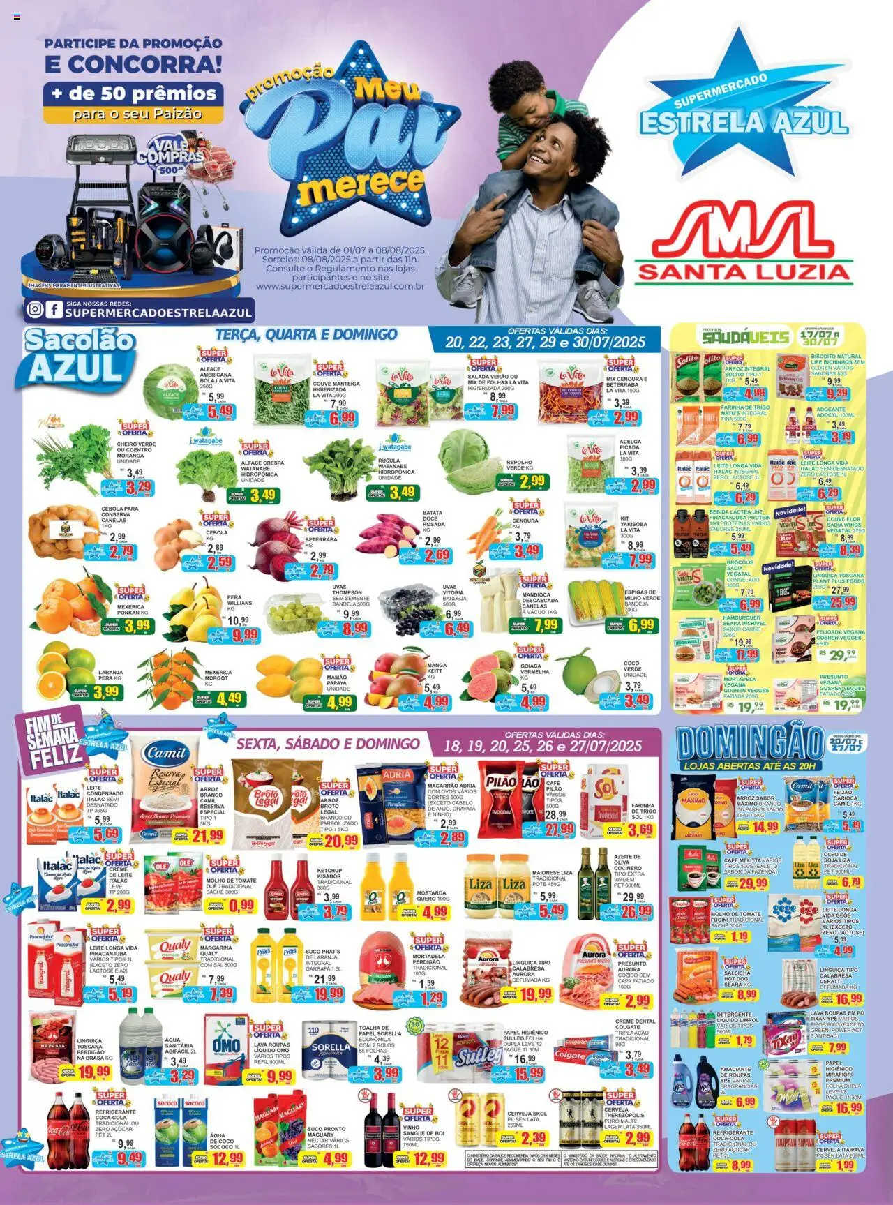 Estrela Azul folheto "Ofertas da semana" válido a partir de 17/07/2025 - número de página 1