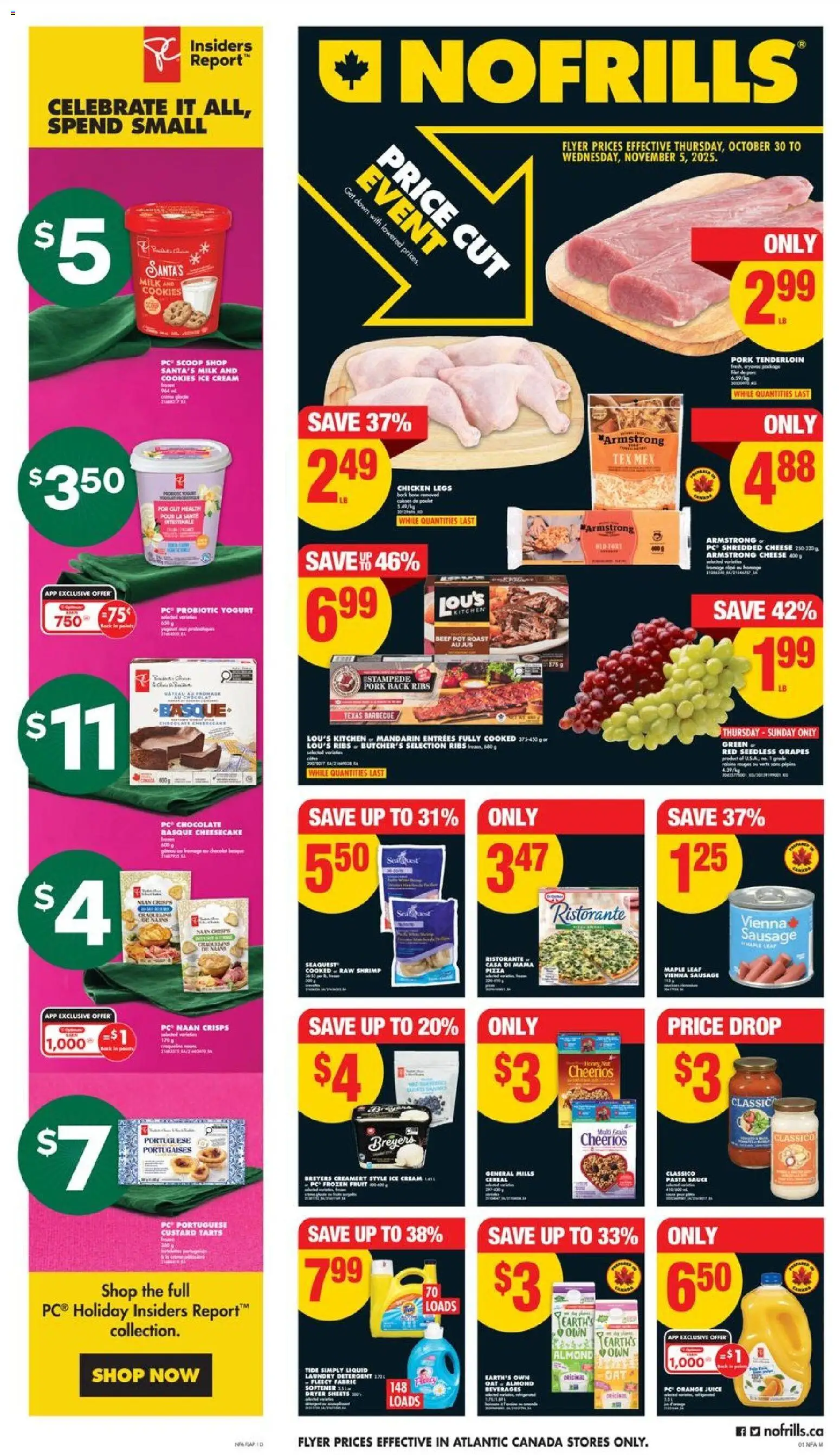 Preview of leaflet Weekly Flyer - NS from shop No Frills is valid from Oct 30, 2025