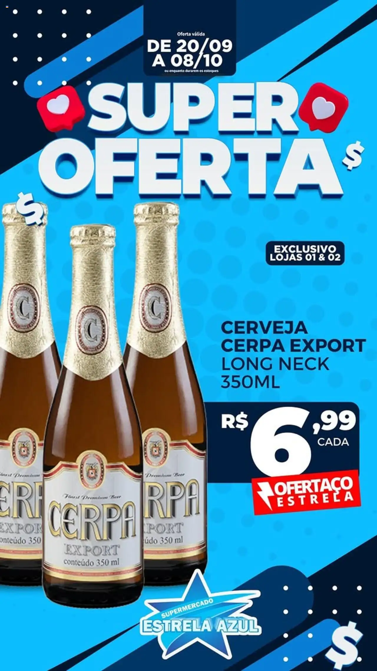 Estrela Azul folheto "Ofertas Cerpa Export" válido a partir de 20/09/2025 - número de página 1