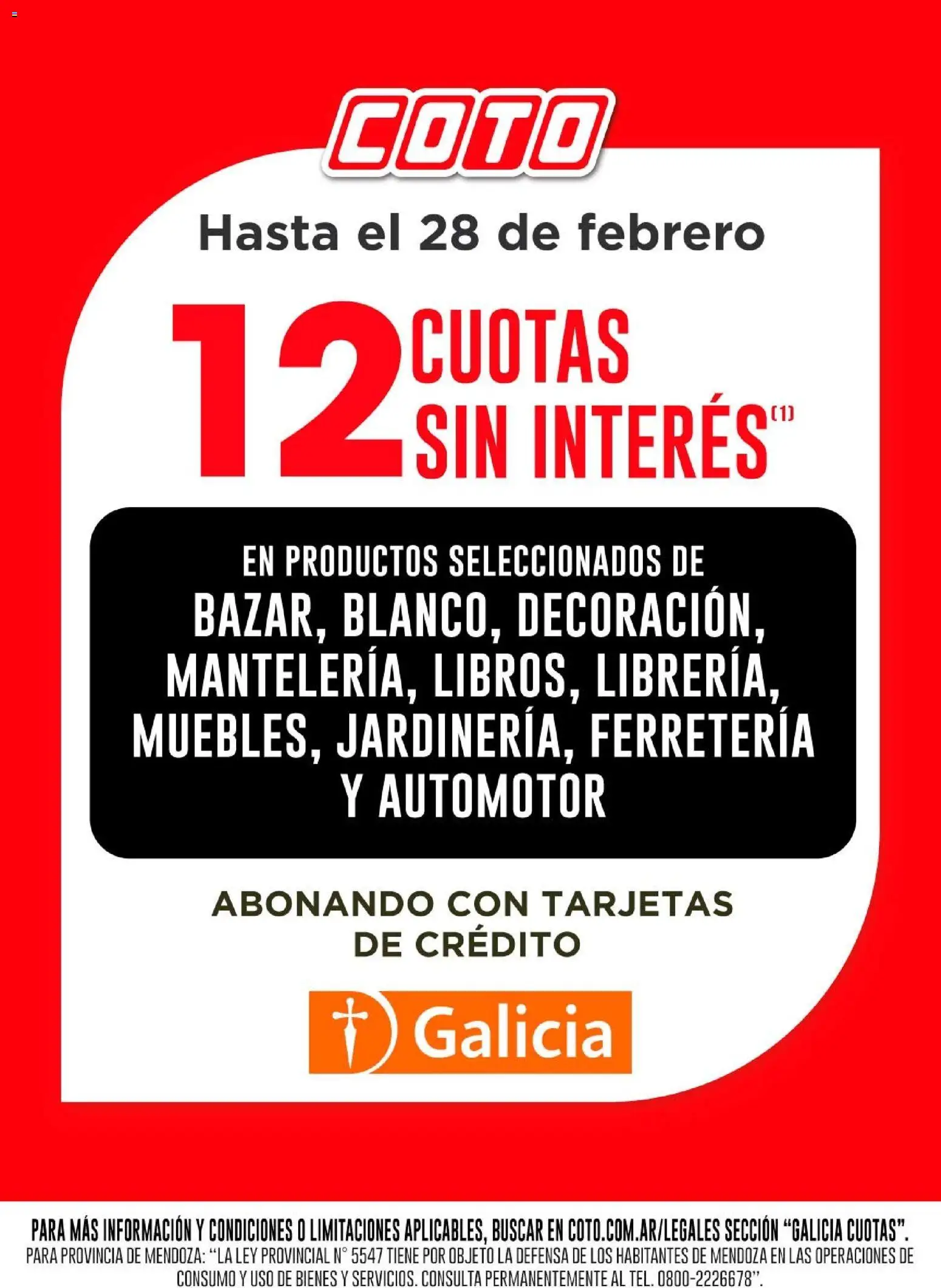 Vista previa del folleto de la tienda Coto válido desde el 01/02/2026 