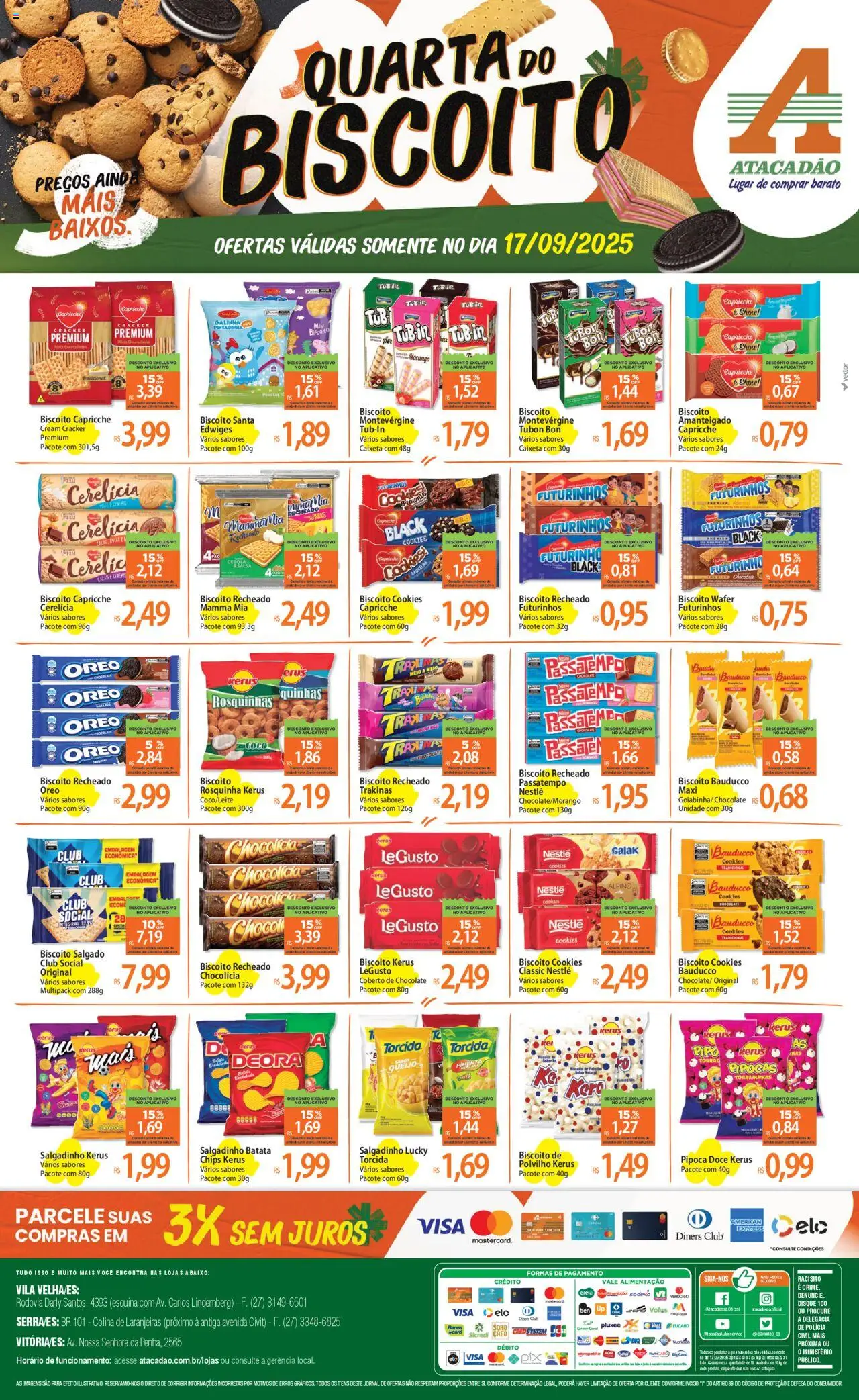 Atacadão folheto "Ofertas - ES" válido a partir de 17/09/2025 - número de página 1