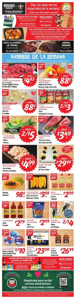 Ad Preview of Rouses Hispanic Ad from 11/05/2025