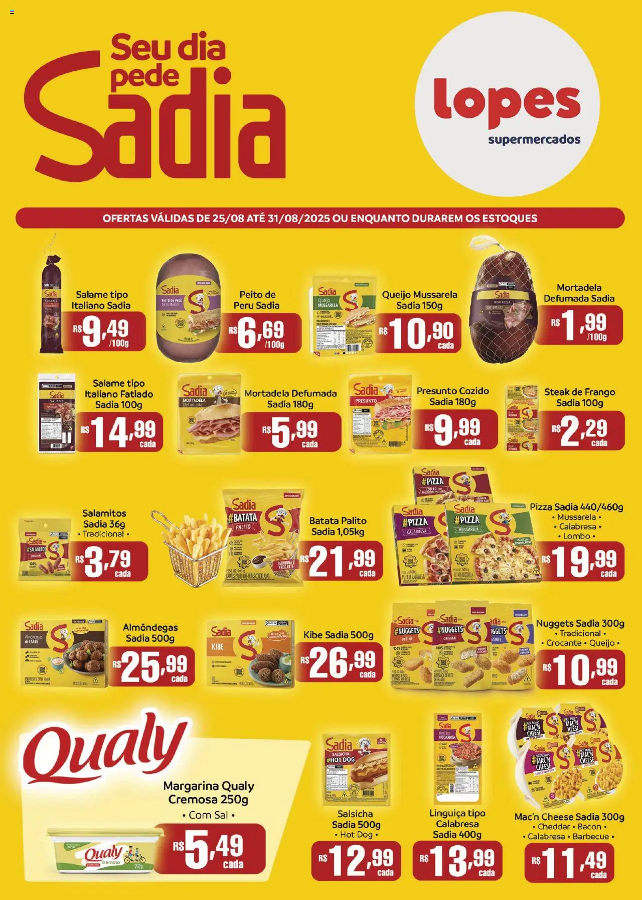 Lopes Supermercados folheto "Ofertas BRF" válido a partir de 25/08/2025 - número de página 1