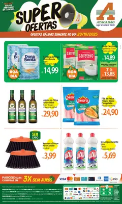 Pré-Visualização do folheto "Ofertas - PR" da loja Atacadão válido a partir de 20/10/2025