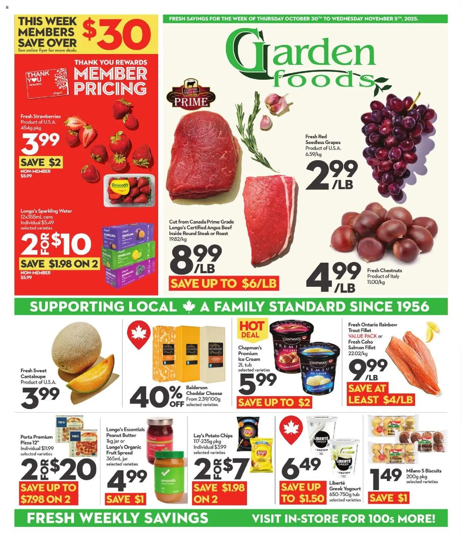 Preview of leaflet Garden Foods from shop Longo's is valid from Oct 30, 2025