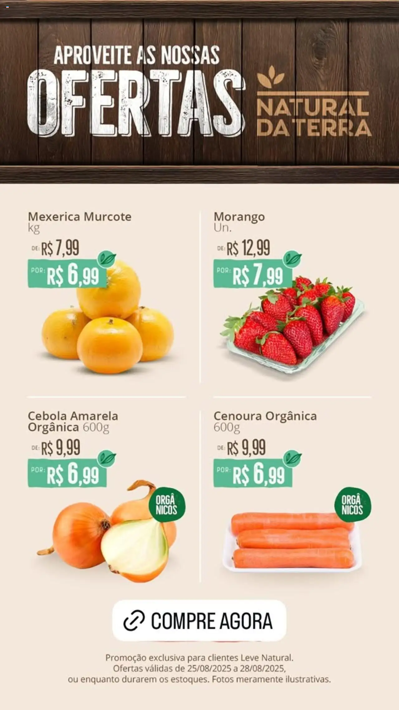 Natural da Terra folheto "Ofertas da semana" válido a partir de 25/08/2025 - número de página 1