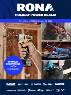 Preview of leaflet Catalog from shop Rona is valid from Nov 06, 2025