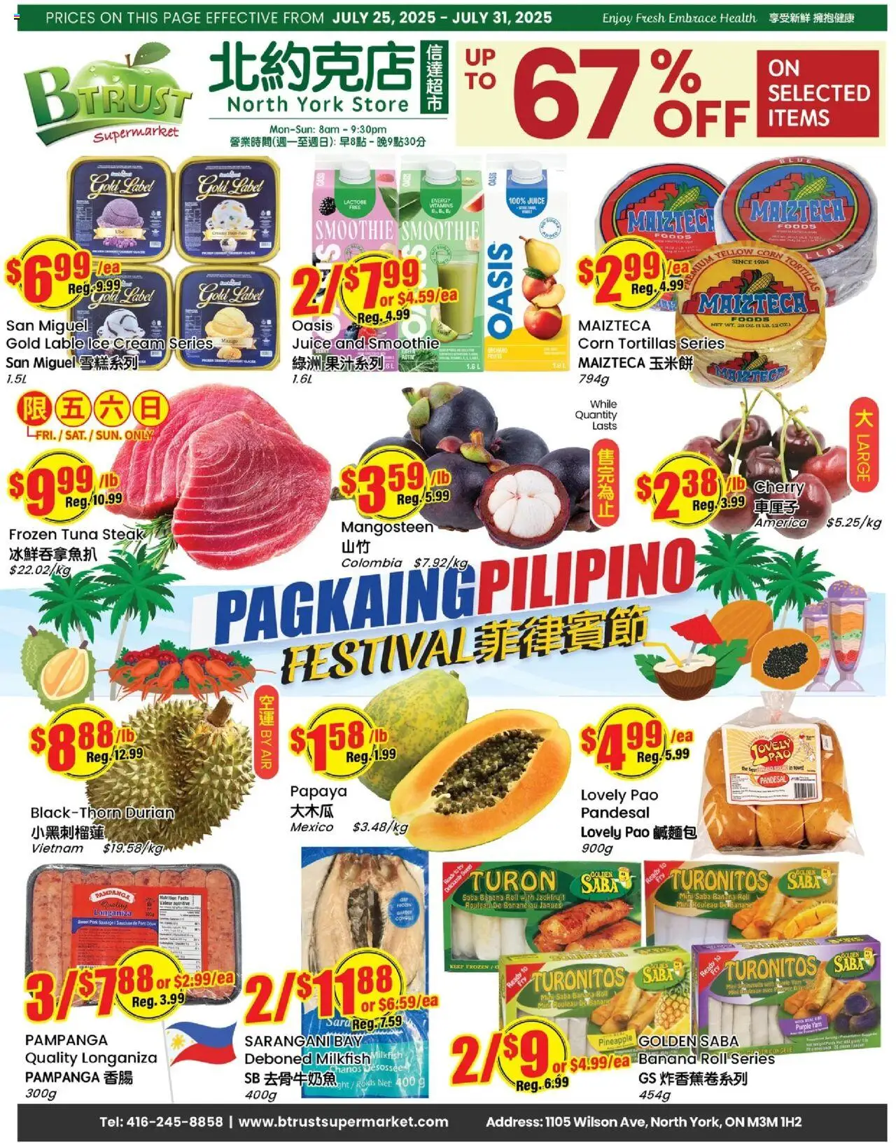 Btrust Supermarket flyer valid from Jul 25, 2025 - page number 1