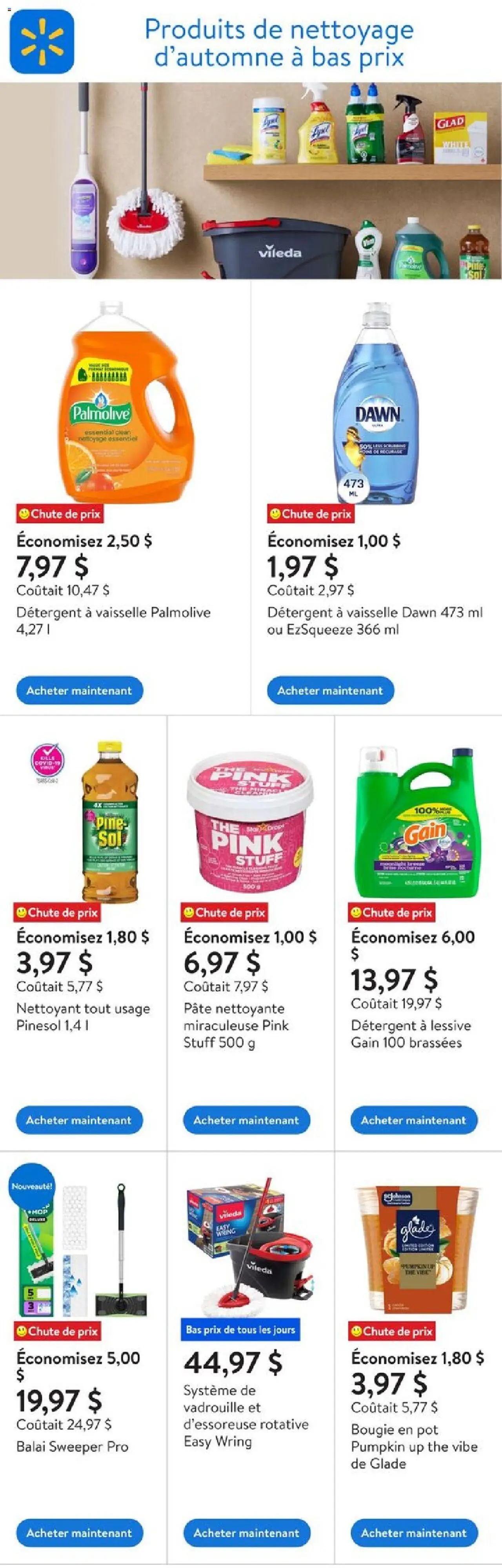 Walmart flyer valid from Sep 25, 2025 - page number 1 - Pumpkin, Pâté, Detergent