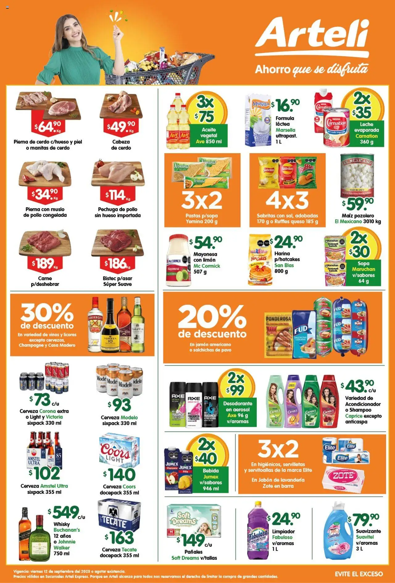 Folleto Express Arteli y sus promociones válidas desde el 12/09/2025 - Número de página 1