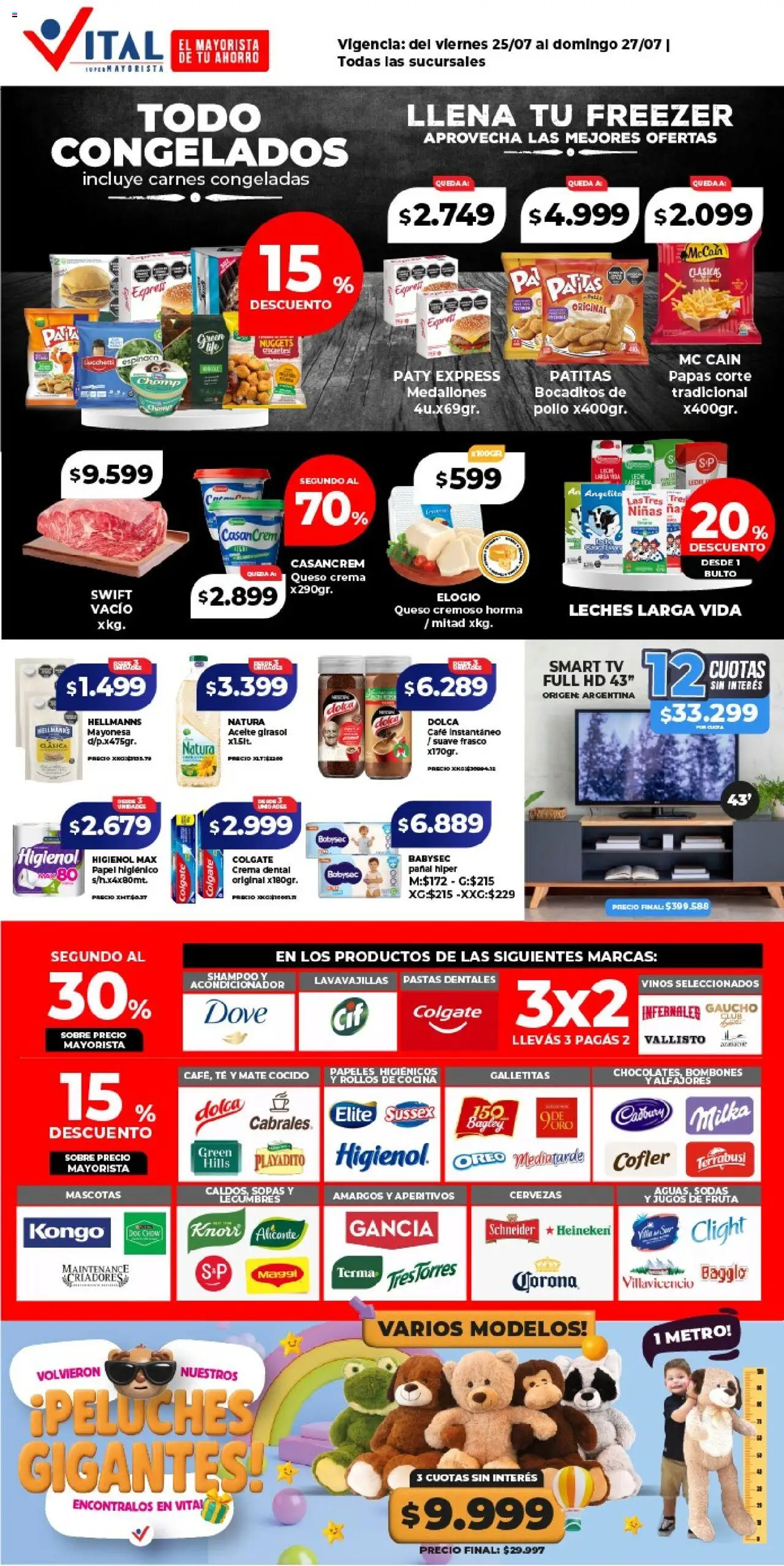 Vital Ofertas fin de semana - Avellaneda del 25/07/2025 >> Catálogo