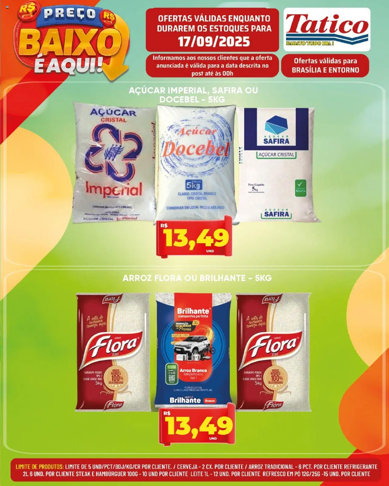 Tatico folheto "Ofertas do Dia" válido a partir de 17/09/2025 - número de página 1
