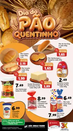 Pré-Visualização do folheto "Ofertas Dia do Pão" da loja São Judas Tadeu válido a partir de 16/10/2025