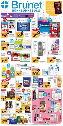 Preview of leaflet Weekly flyer / circulaire from shop Brunet is valid from Jan 01, 2026