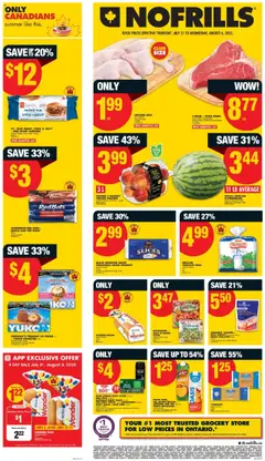 Un aperçu du dépliant Weekly flyer / circulaire du magasin No Frills est valide à partir 31 juill. 2025