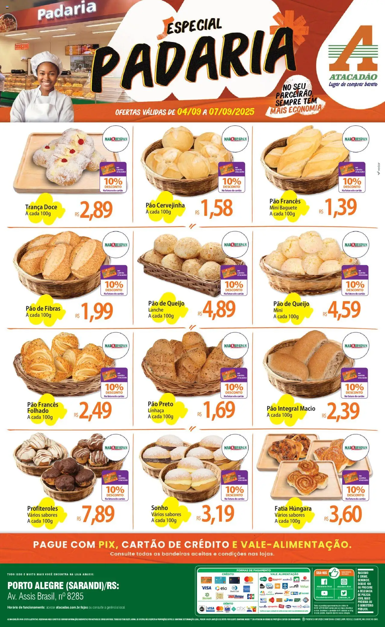Atacadão folheto "Ofertas - RS" válido a partir de 04/09/2025 - número de página 1