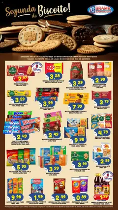Pré-Visualização do folheto "Ofertas Segunda do Biscoito" da loja Bramil Supermercados válido a partir de 20/10/2025
