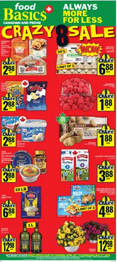 Preview of leaflet Food Basics weekly flyer - Ajax from shop Food Basics is valid from Apr 30, 2026