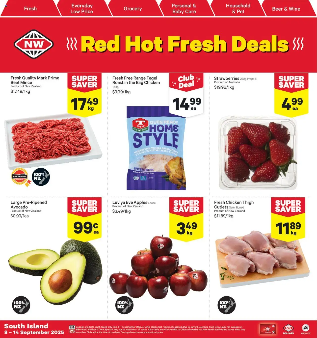 Catalogue New World catalogue valid from 8 Sept 2025 - page 1
