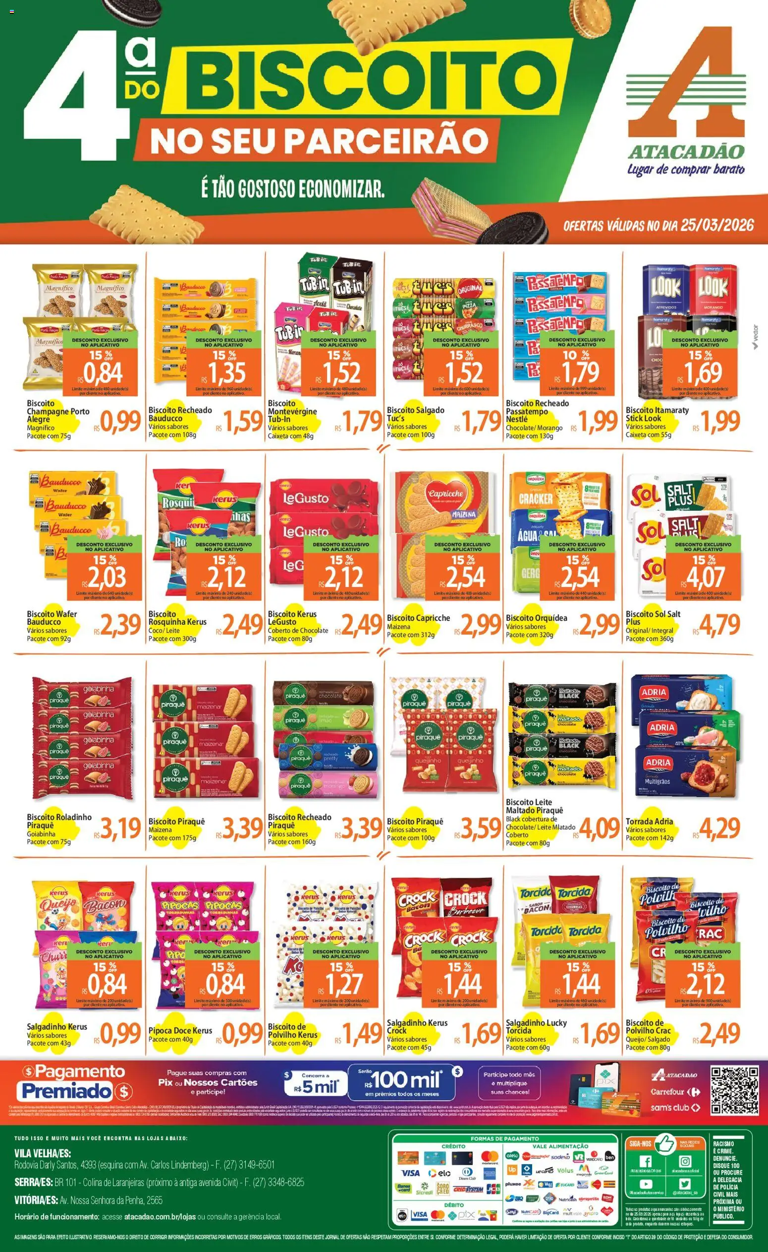 Pré-Visualização do folheto "Atacadão ofertas - ES" da loja Atacadão válido a partir de 25/03/2026