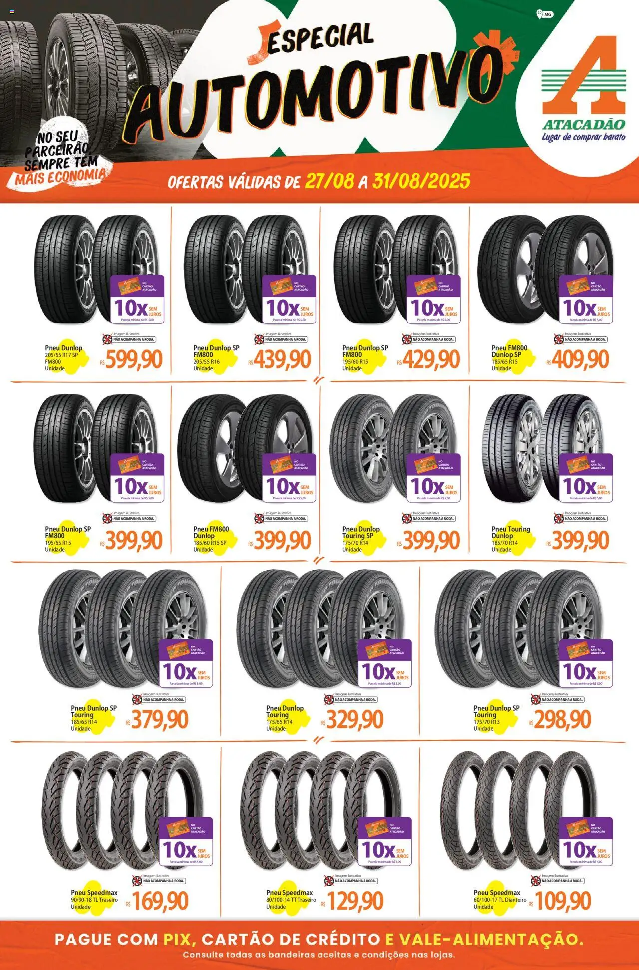 Atacadão folheto "Ofertas - MG" válido a partir de 27/08/2025 - número de página 1