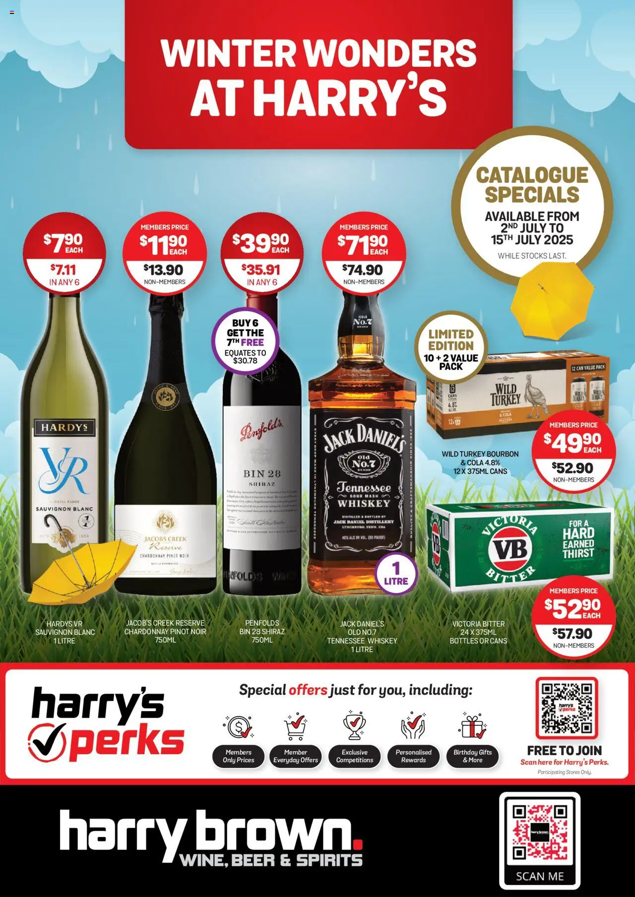 Harry Brown catalogue valid from 02/07/2025 - page 1 - Beer, Bourbon, Whiskey, Turkey, Jack Daniel’s