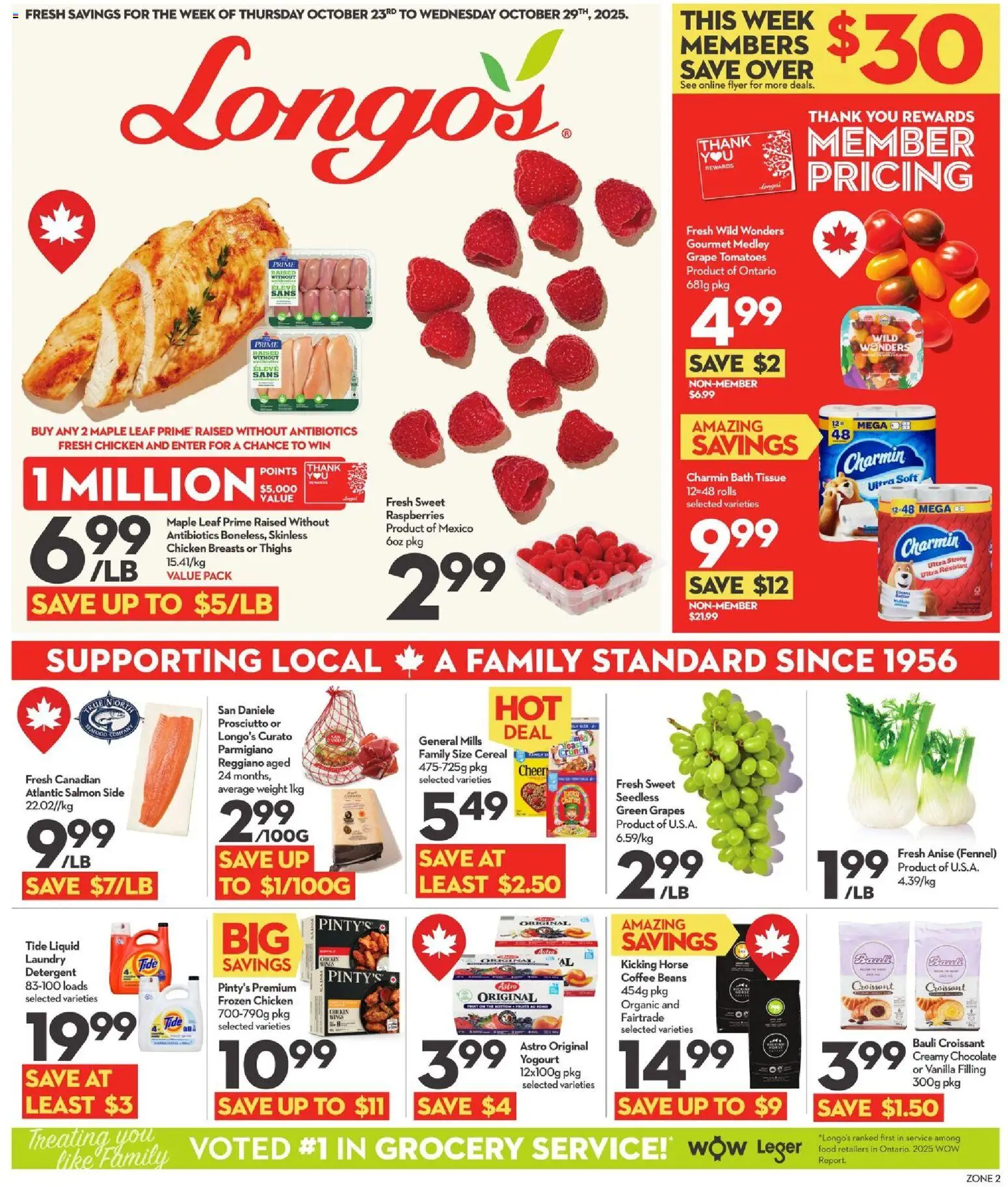 Longo's flyer valid from Oct 23, 2025 - page number 1