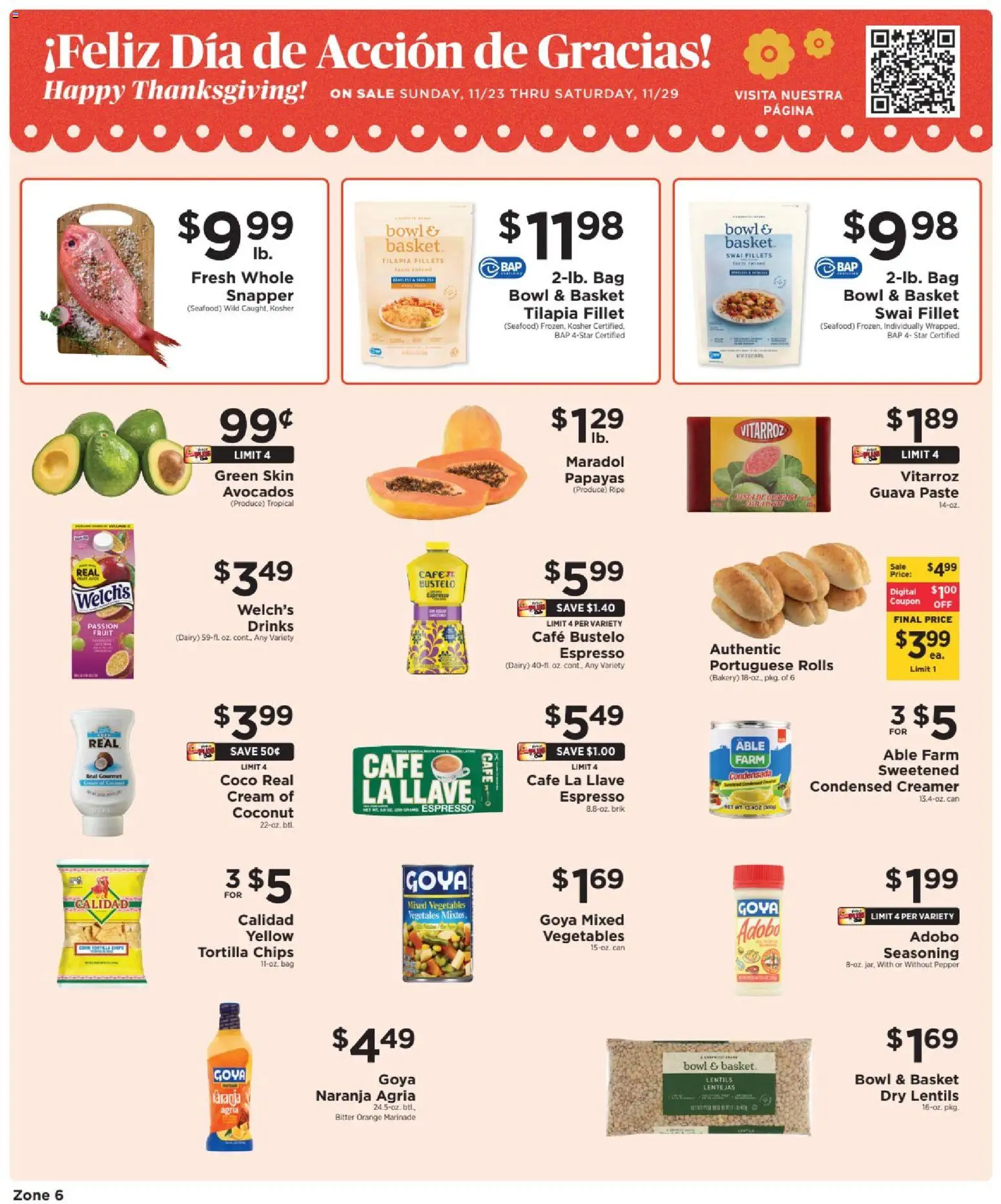 Ad Preview of ShopRite Shop Hispanic from 11/23/2025