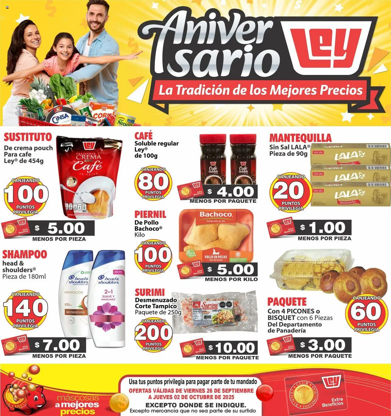 Folleto Frontera Casa Ley y sus promociones válidas desde el 26/09/2025 - Número de página 1