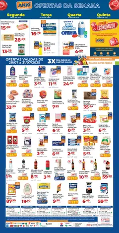 Pré-Visualização do folheto "Ofertas da semana" da loja Akki Atacadista válido a partir de 28/07/2025