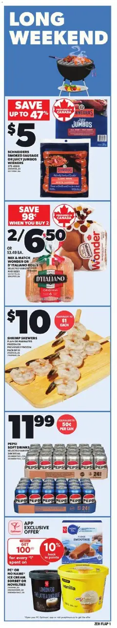 Un aperçu du dépliant Weekly flyer / circulaire du magasin Zehrs est valide à partir 31 juill. 2025