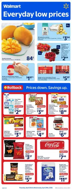 Preview of leaflet Walmart weekly flyer from shop Walmart is valid from Apr 23, 2026