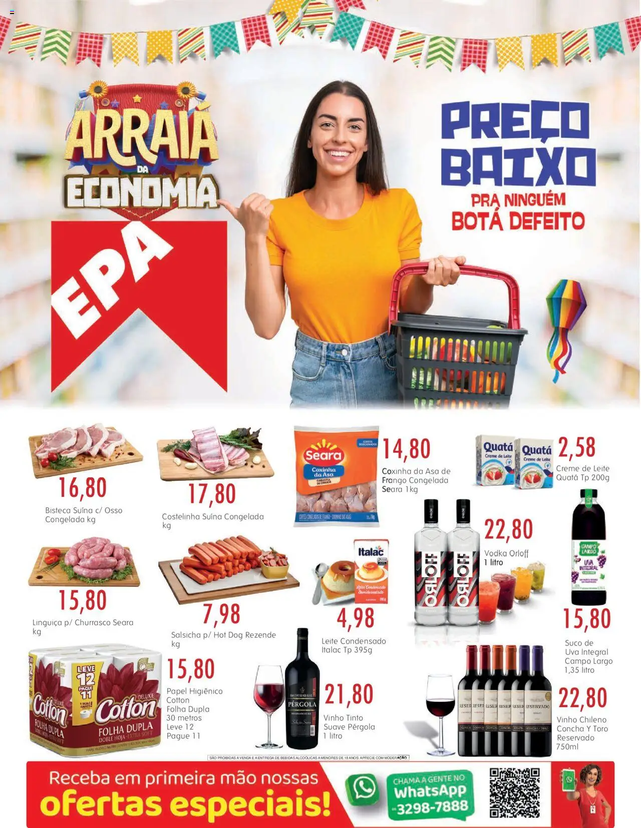 EPA folheto "Ofertas da semana" válido a partir de 07/07/2025 - número de página 1 - Linguiça, Leite, Leite condensado