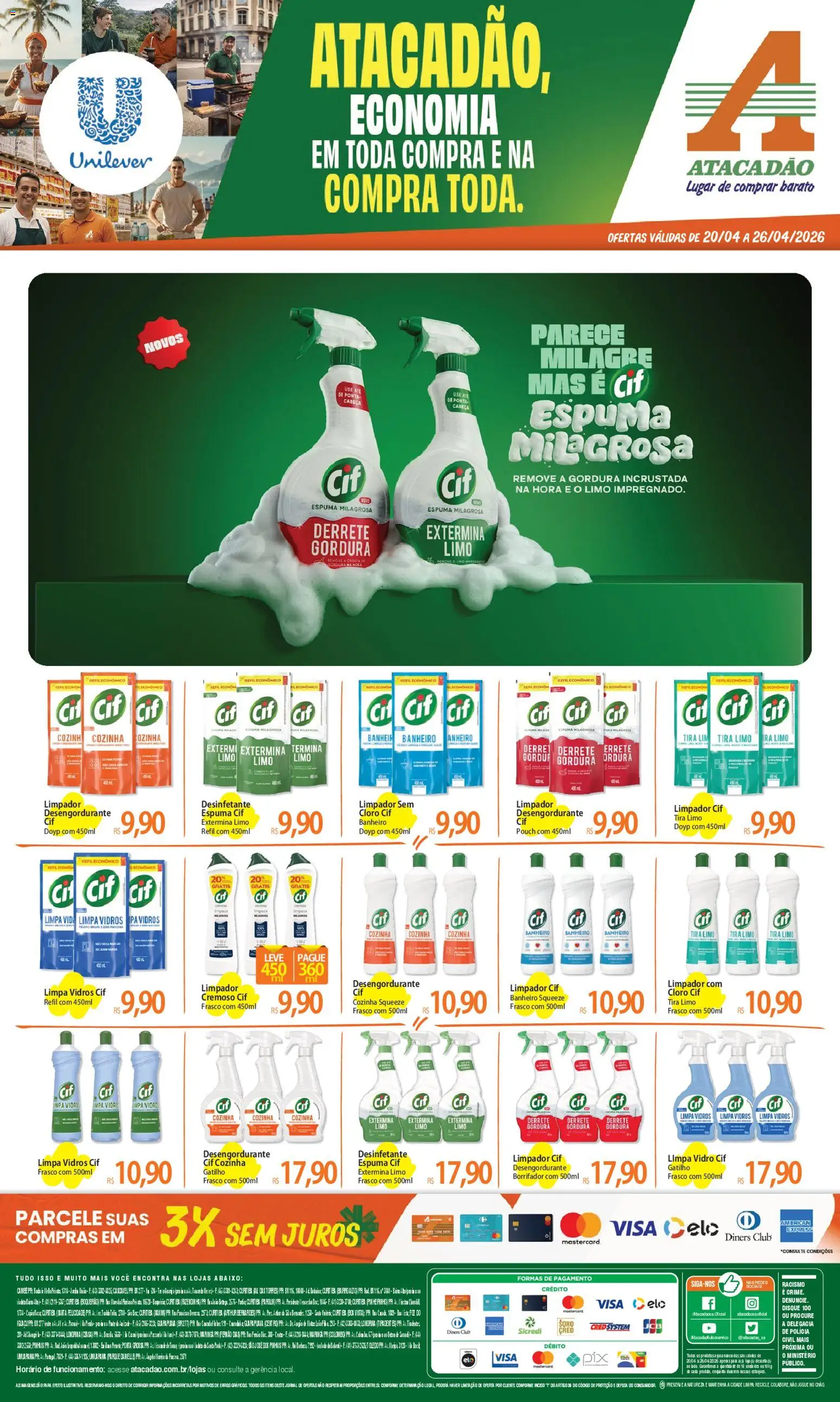 Pré-Visualização do folheto "Atacadão ofertas - PR" da loja Atacadão válido a partir de 20/04/2026