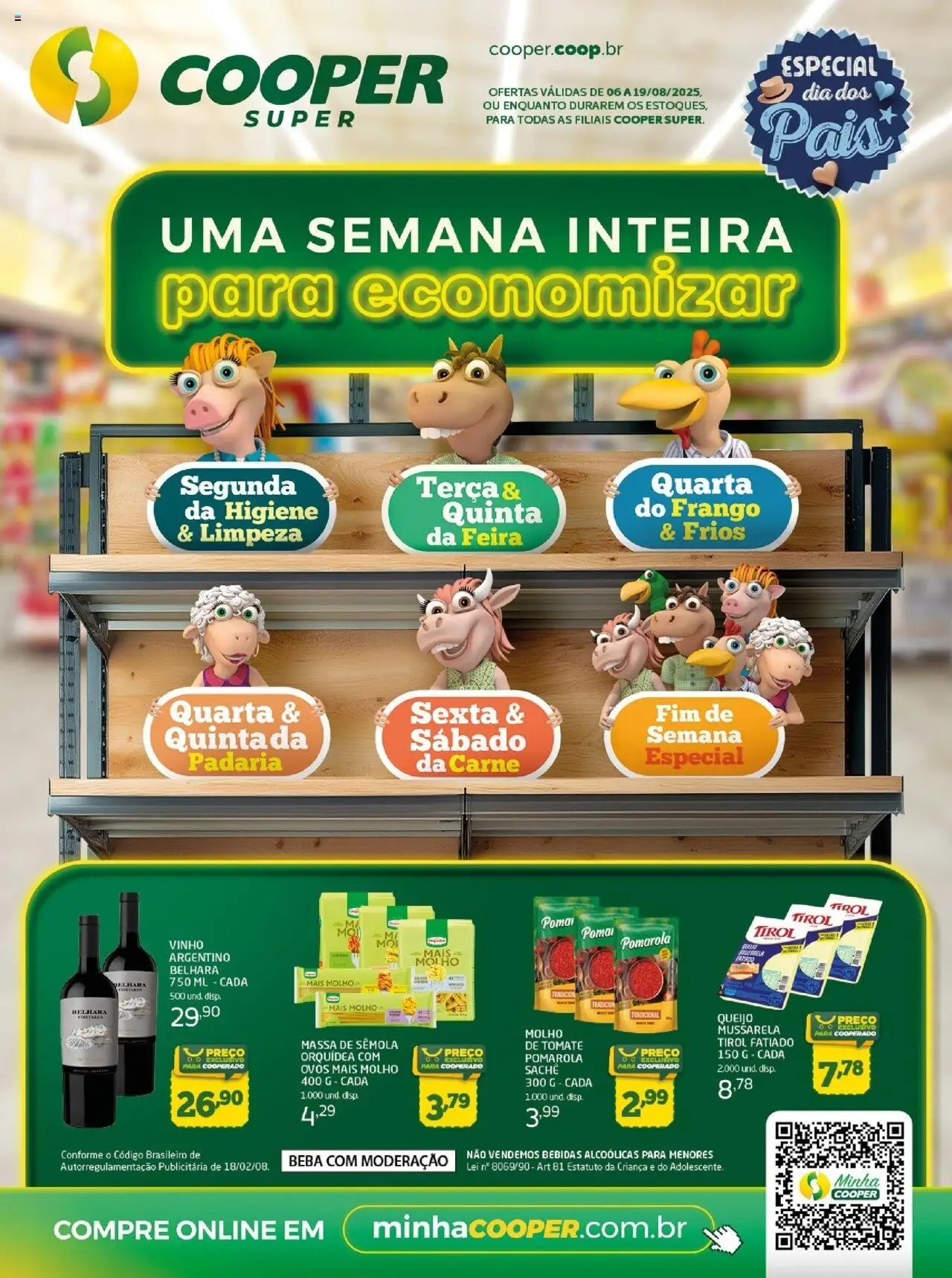 Cooper folheto "Ofertas Quinzenal" válido a partir de 06/08/2025 - número de página 1