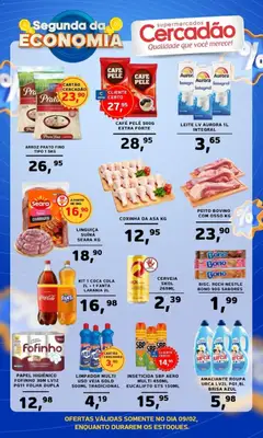 Pré-Visualização do folheto "Ofertas da semana" da loja Cercadão válido a partir de 09/02/2026