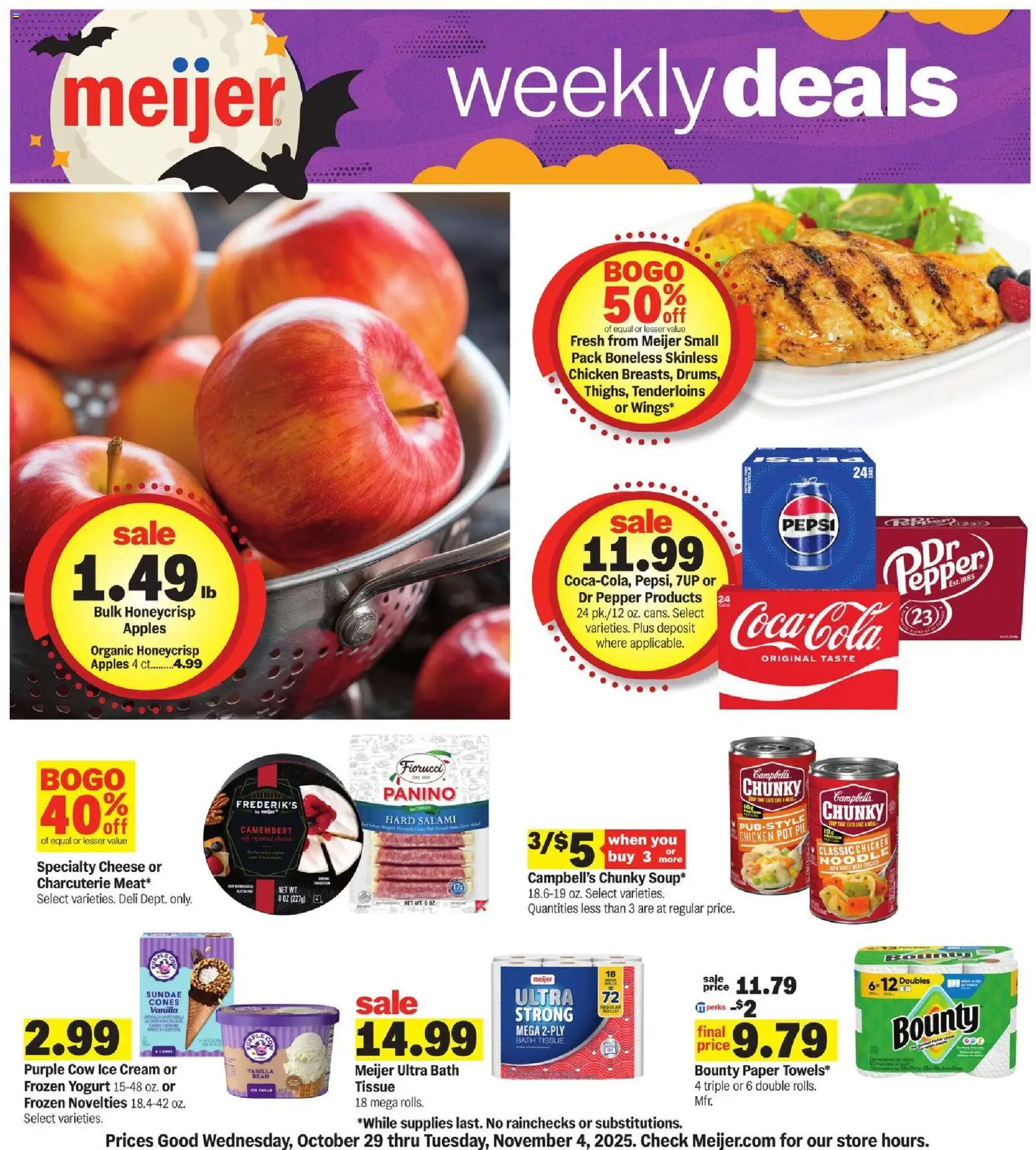 MEIJER AD from 10/29/2025 - Weekly Ad - PREVIEW - Page number 1