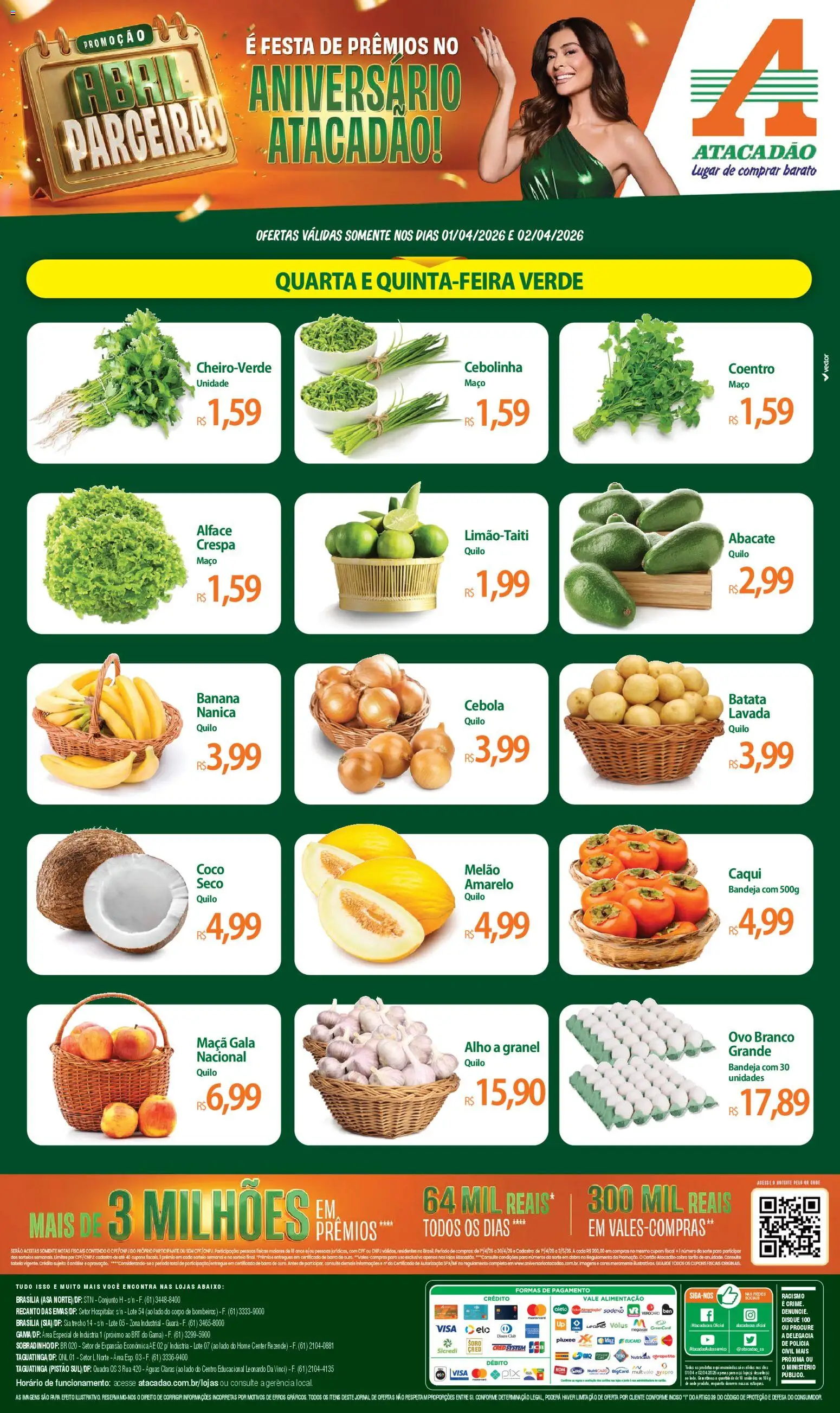 Pré-Visualização do folheto "Atacadão ofertas - DF" da loja Atacadão válido a partir de 01/04/2026