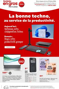 Un aperçu du dépliant Entreprises - Techno du magasin Staples est valide à partir 6 févr. 2026